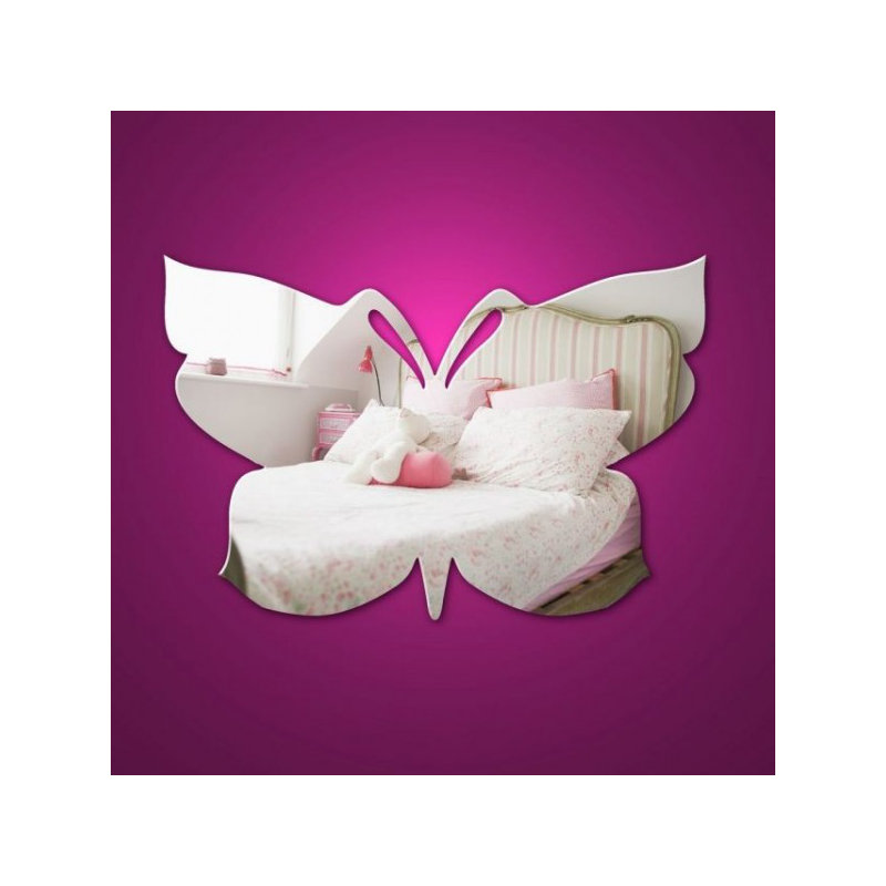 Flat Wall Mirror, 20 cm H x 30 cm W x 0.3 cm D