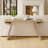 58" Wood Console Table