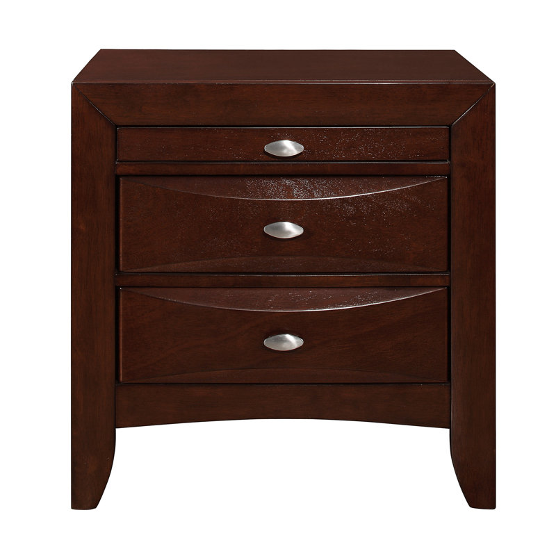Table de chevet LUCILLE MERLOT