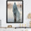 «Arab Woman Walk Radiance II» - art mural femme arabe