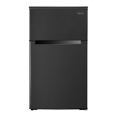 Magic Chef 3,1 pieds cubes Réfrigérateur avec congélateur supérieur en noir
