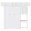 Lit escamotable mural avec bureau, armoire supérieure et tablettes de rangement, lit pliable peu encombrant-1469498305-1469498310