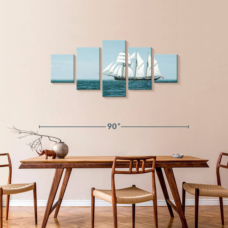 Clipper, 34" H x 74" W