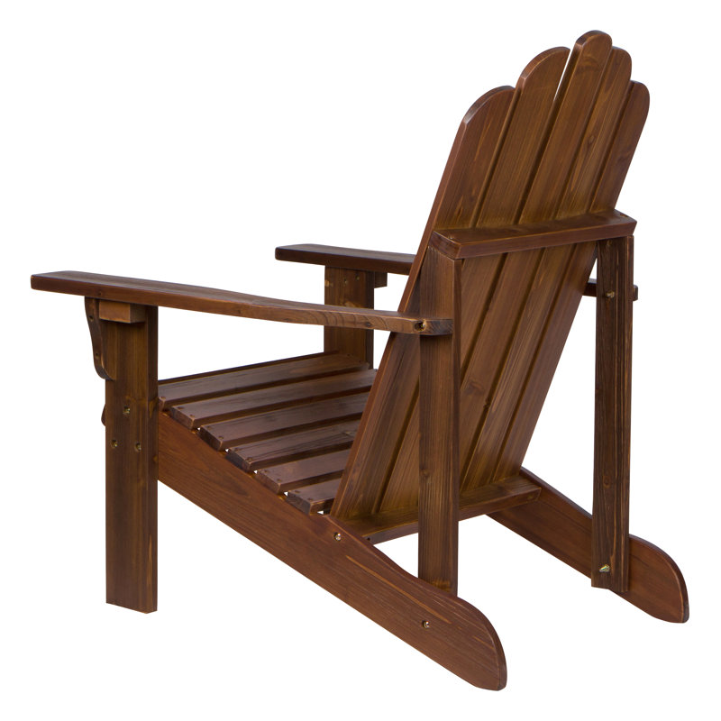 Besnard Outdoor Adirondack Chair, Brown