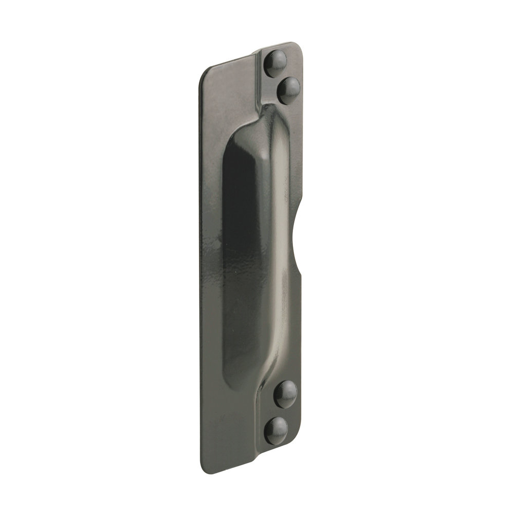 PrimeLine Steel Latch Guard Plate Cover for OutSwinging Doors, Bronze