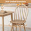 Ensemble de 2 chaises de cuisine pivotantes et pivotantes en caoutchouc massif naturel-1292151745-1292151747
