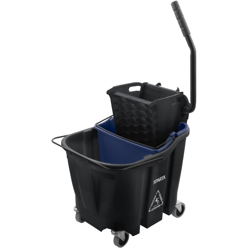 Combo seau à vadrouille 35 qt OmniFit, Noir