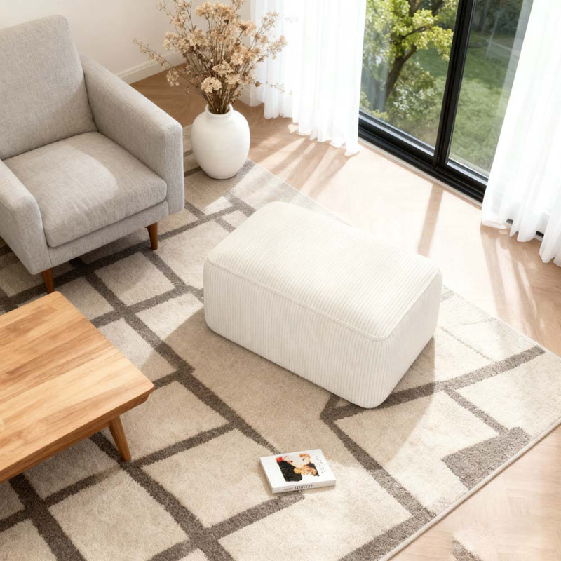 Upholstered Square Ottoman