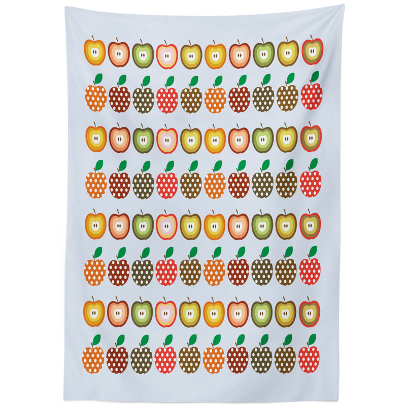 Apple Tablecloth, 84" L x 60" W
