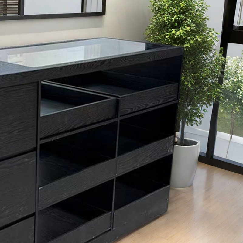 Armoire multifonctionnelle pour îlot central, H 35,43 po x l 78,74 po x P 23,62 po