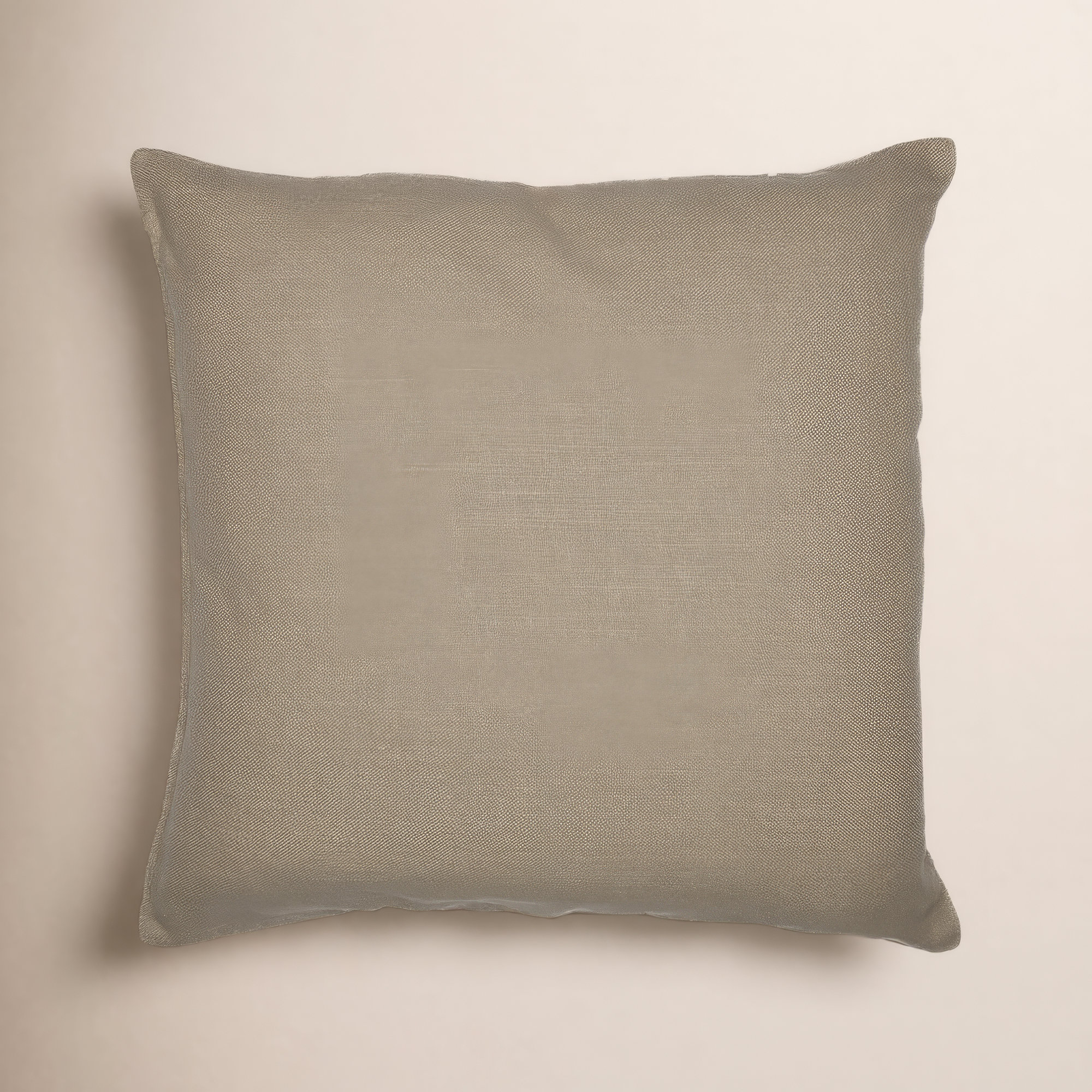 Checkered Cotton Throw Pillow, Beige/Red/Yellow/Blue, 20" x 20", Polyester/Polyfill