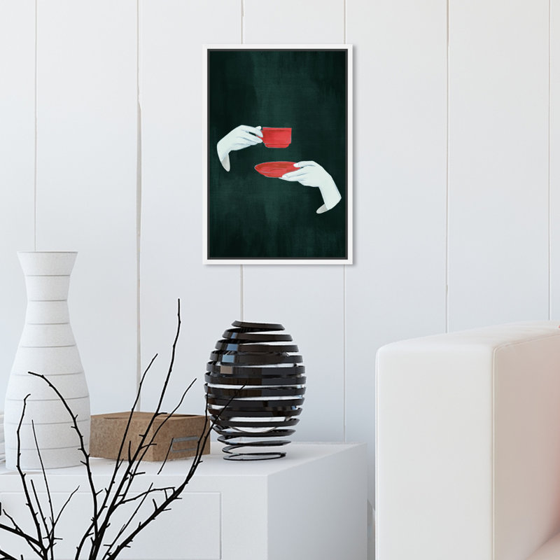 " Some Tea Or Coffee " by Oliver Gal Painting Print