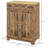 Sideboard With Solid Wood Countertop,  Kitchen Storage Cabinet, Coffee Bar Cabinet With  Drawers, Doors And Adjustable Shelf, Rustic