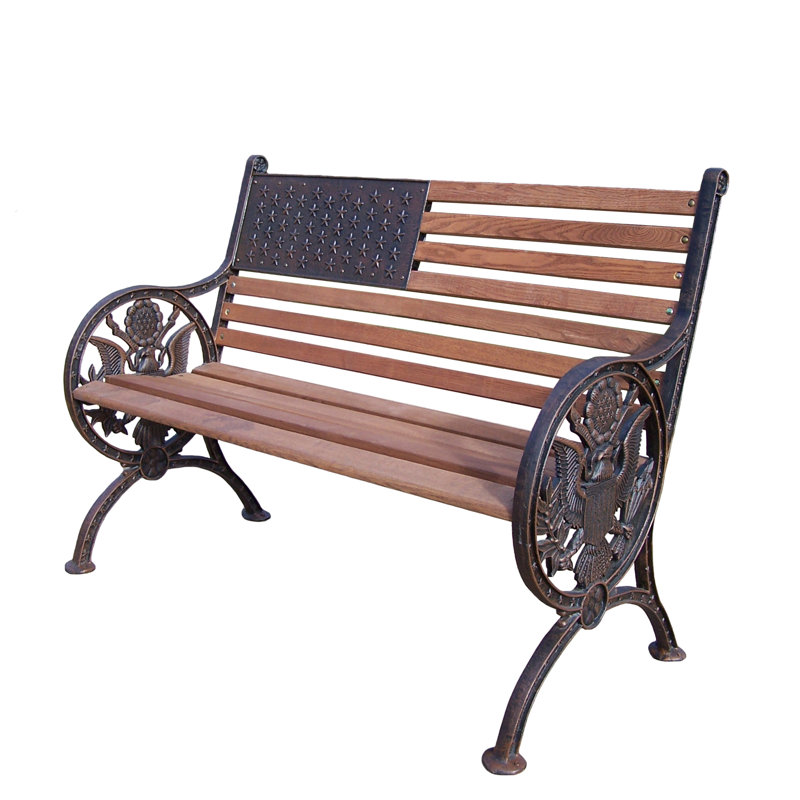 Banc de parc, Bronze Antique