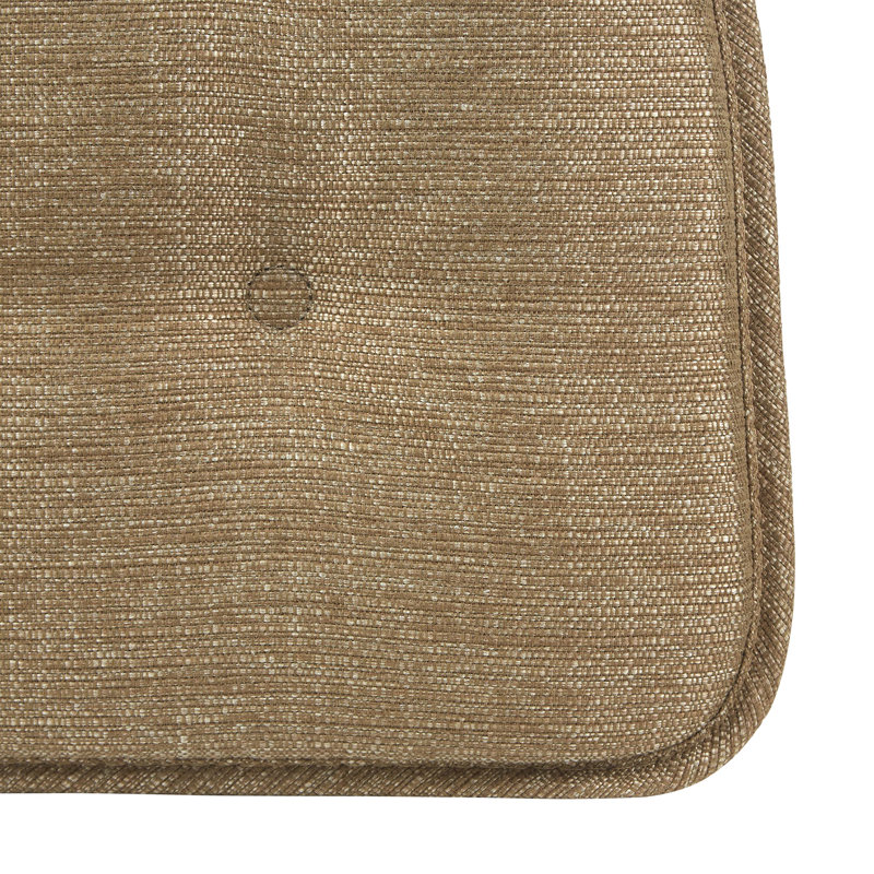 Coussins de salle à manger et de cuisine antidérapants de 16 po x 15 po x 2 po, ensemble de 6, Or