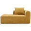 Chenille jaune, éponge haute et design élégant pour un appartement confortable, détail-121117652