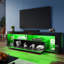 RGB Color Changing Light Mood TV Cabinet with Flip-Down Door-822325329-821569676