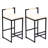 2-Piece Bar Stools (Beige)