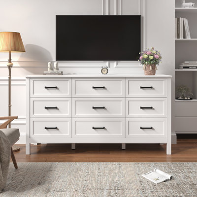 47'' W 9 - Drawer Dresser for living Room,Bedroom Dresser