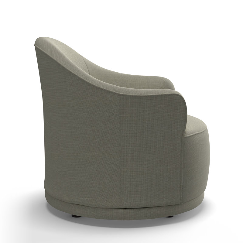 Fauteuil demi-tonneau Rumi, Tissage poire performance poire