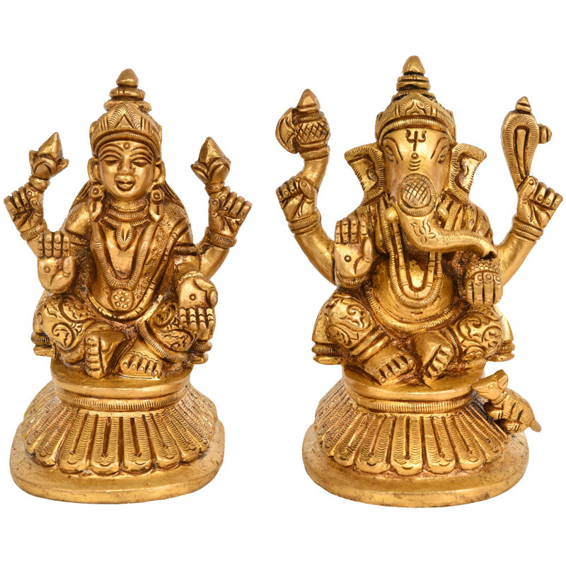 Déesse Lakshmi et lord Ganesha