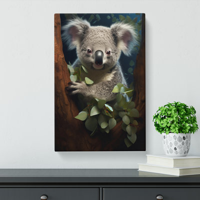 Koala Bear Conceptual Art - Wrapped Canvas