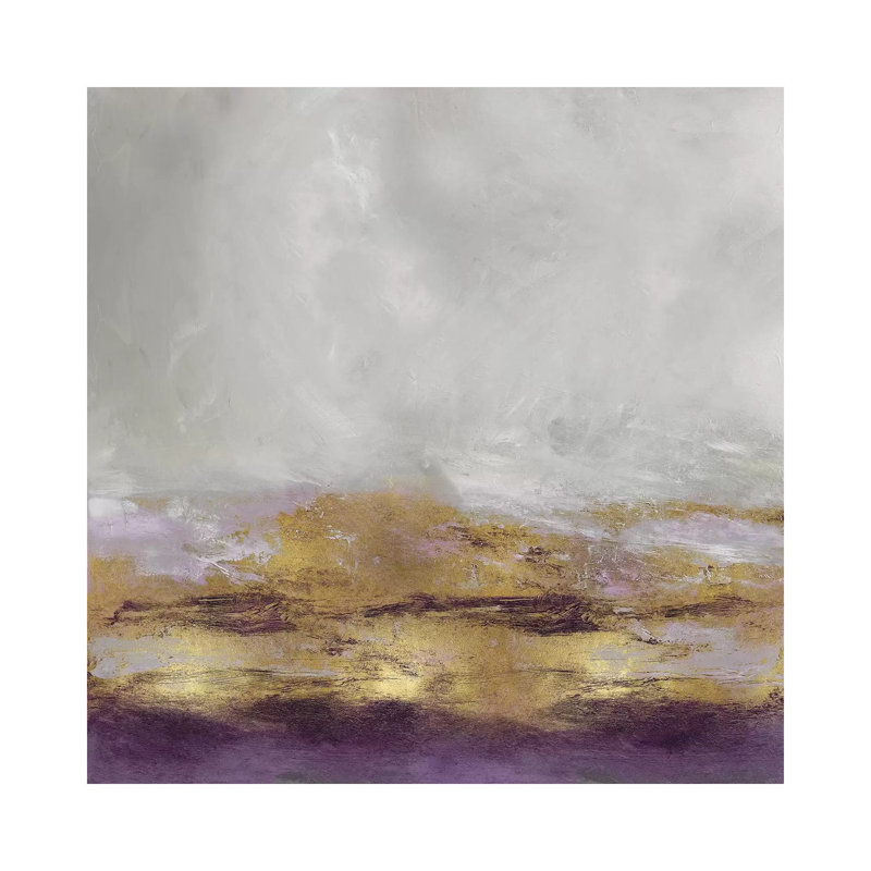 Terra in Amethyst 1 Piece Wrapped Canvas Painting, 45.72 cm H x 45.72 cm W x 3.175 cm D