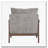 Solid Wood Frame Accent Chair-1096775709