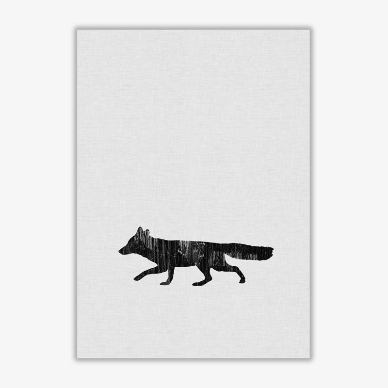 Fox Animal Art - Print, No Frame, 60 cm H x 42 cm W x 1 cm D