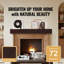 Ebern Designs 72" Floating Fireplace Mantel-326846354