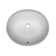 Whitehaus Collection Isabella Plus 13'' White Vitreous China Oval Bathroom Sink with Overflow