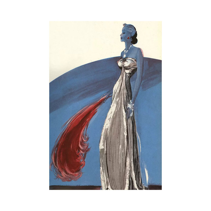 1939 Women's Fashion Magazine Plate by The Advertising Archives - Wrapped Canvas Gallery-Wrapped Canvas Giclée
