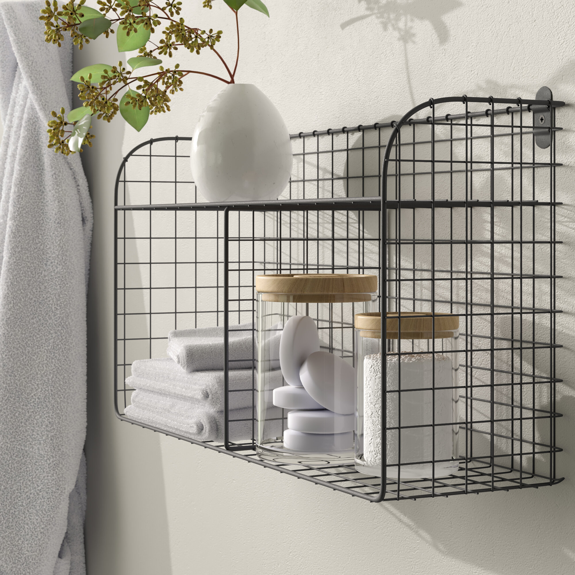 Mesh Shower Organizer Hanging Bathroom 8 Pockets Hang Curtain Rod With 3  Rings,Wall Hanging Dormitory Classroom Hanging Bag, Suitable For Office,  Classroom, Dormitory, Toy Storage, Bathroom Storage