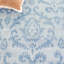 Tapis tibétain en viscose / coton bleu ciel noué à la main-49214032