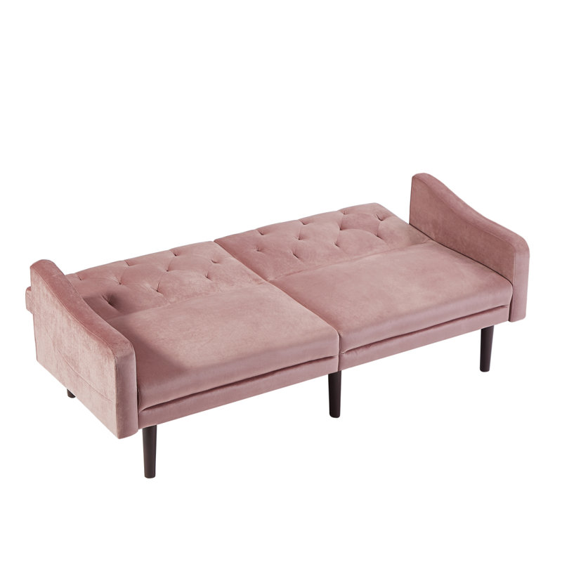 Modern Sofa Sofa Bed With Armrests,74 Inch Variable Bed