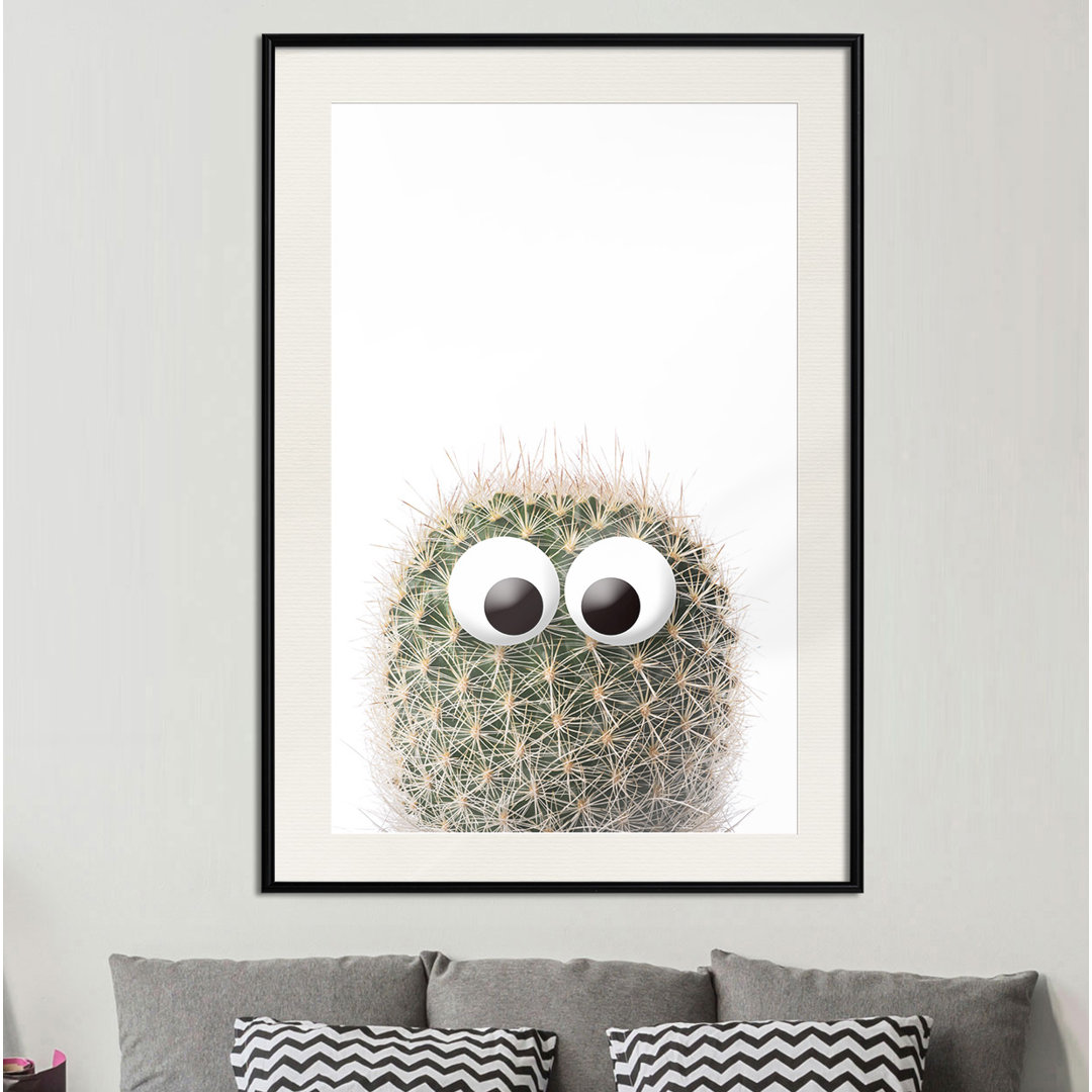 Gerahmtes Poster Funny Cactus II