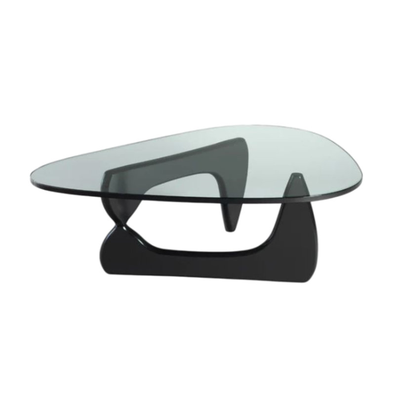Santiago Solid Wood Coffee Table, Black, 16" H x 41" W x 36" D