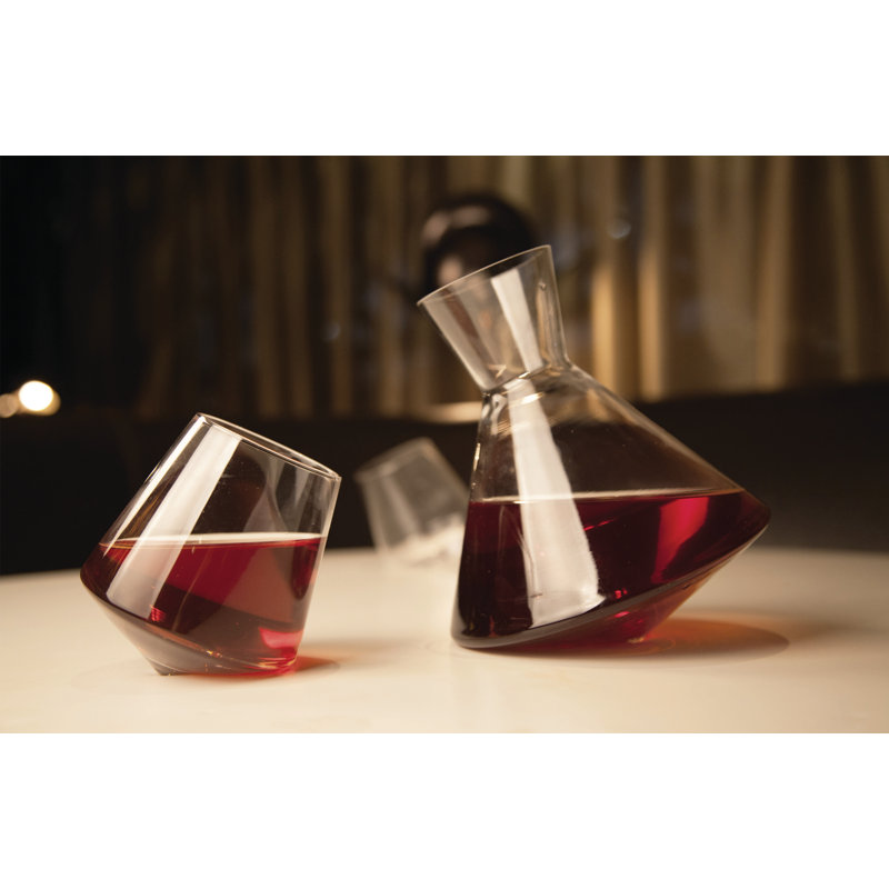 Vaso Crystal Lead Free Crystal Wine Decanter, Clear