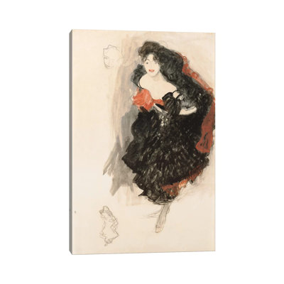 Study For Judith Ll by Gustav Klimt - Wrapped Canvas Painting
