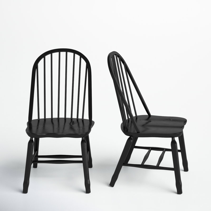 Makira Windsor Chair, Black