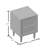 Arnette 15.63'' W Solid Wood Nightstand-113248964