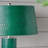 14x14x27" Leather Table Lamp