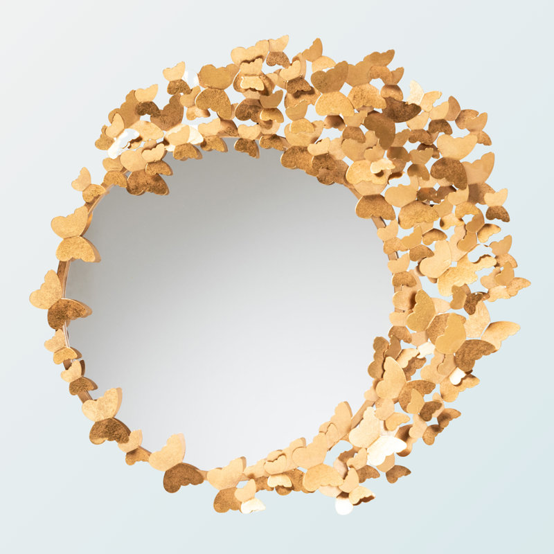 Miroir mural Delmar Butterfly Design