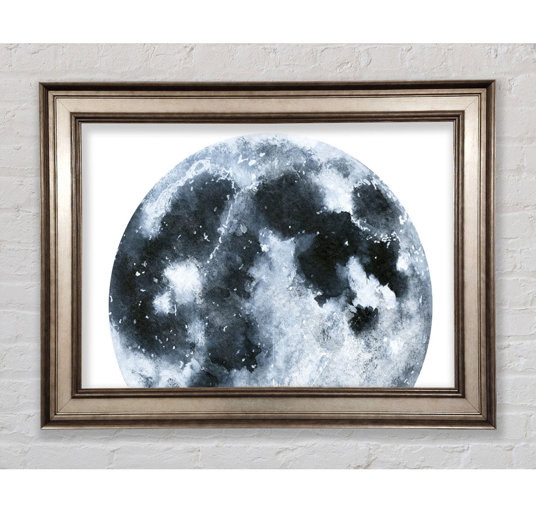 Der Mond späht - Einzelne Bilderrahmen Kunstdrucke