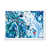 Toile blanche avec cadre d'angle fermé