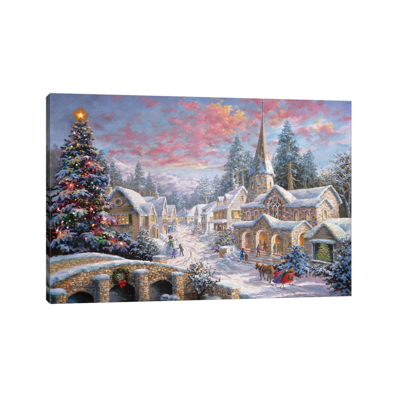 Nicky Boehme - Print on Canvas, 101.6 cm H x 66.04 cm W, Brown Framed Canvas