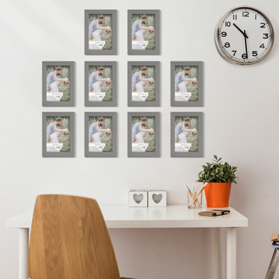 Wood Picture Frame - Set of 10