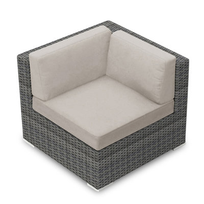 Chaise de patio avec coussin Suffern