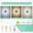 Modern Crystal Flush Mount Ceiling Light, Sputnik Firework LED Fixture