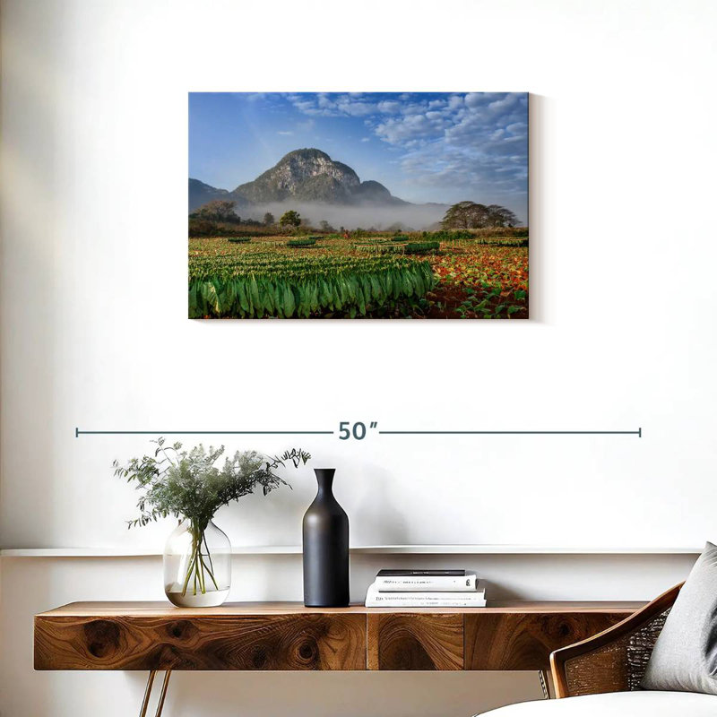 Alvord Tobacco Farm Landscape, 20" H x 30" W